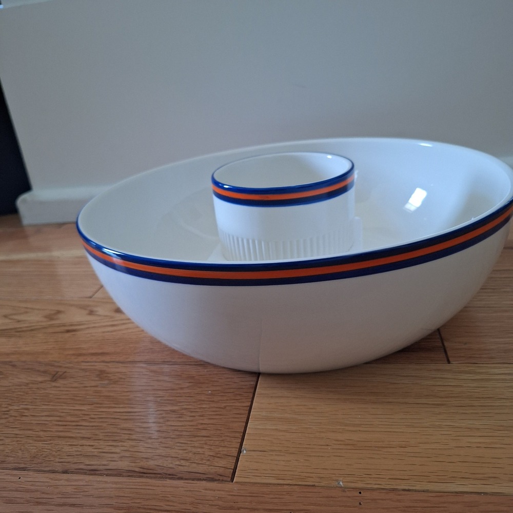 The Memory Company Florida Gators 2004 Chip and Dip Bowl Set White Ceramic - Picture 3 of 9